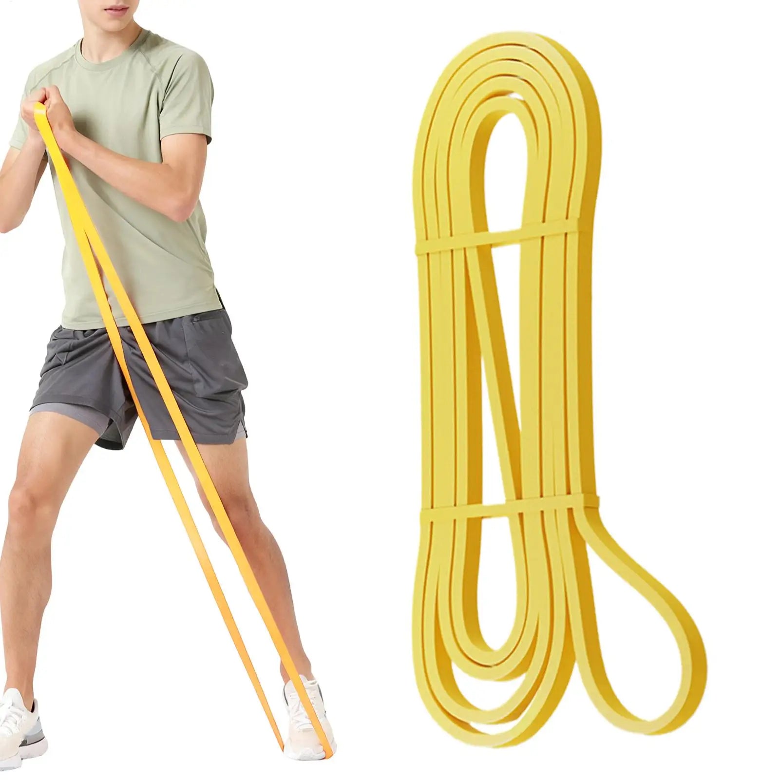 Workout Resistance Bands Elastic Stretching Strength Training Pull Up Elastic Bands For Exercise For Women Men Home Gym Pilates