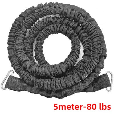 Athletics Endurance Training Resistance Rope High Elasticity Dual Strength Band for Sprint Jump Fitness Physical Workout