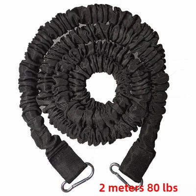 Athletics Endurance Training Resistance Rope High Elasticity Dual Strength Band for Sprint Jump Fitness Physical Workout