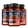 Vitamin B12 - 5000 MCG Supplement -Benefits Brain & Heart Function, Supports Memory, Learning, Helps Boost Natural Energy